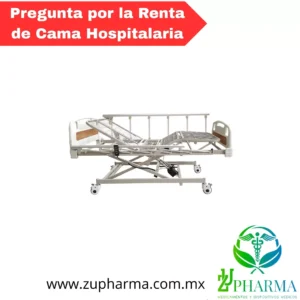 Cama de Hospital Eléctrica de 3 Posiciones (Renta)
