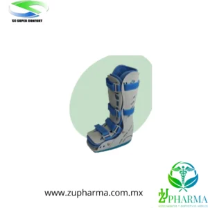 Bota Walker Infantil  De Lujo Color Gris Acojinada.