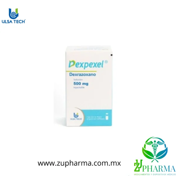 Dexpexel (Dexrazoxano) 500 mg caja con 1 frasco ámpula con liofilizado.