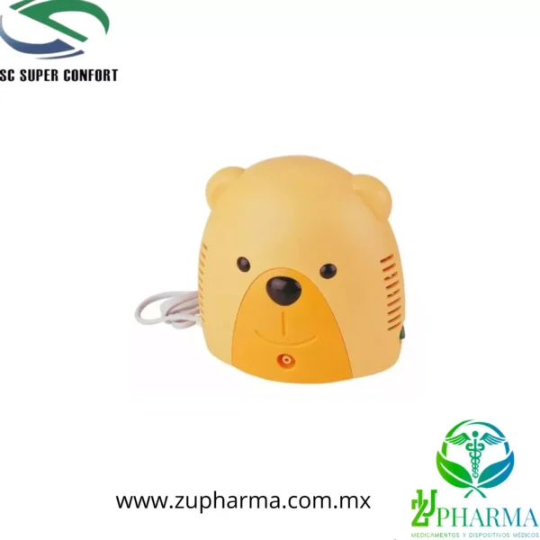 Nebulizador Compresor Pediatrico/infantil Con Mascarilla Color Cafe - Imagen 7