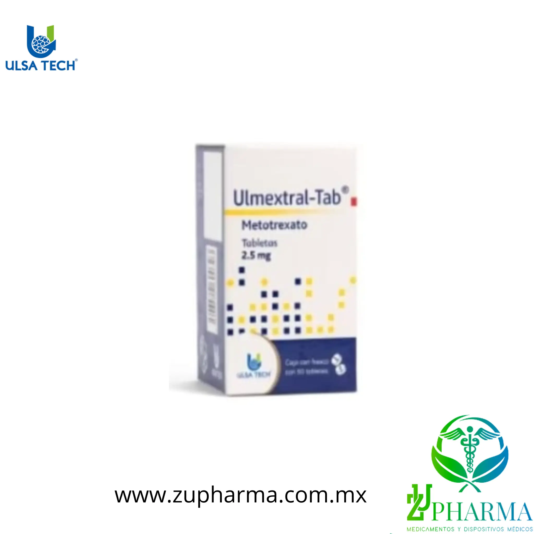 Ulmextral Metotrexato 2.5 Mg Box Of 50 Tablets Lab Ulsa Tech - Zupharma