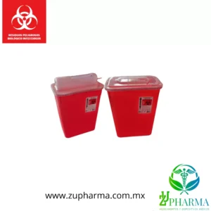 Contenedor para residuos Punzocortantes Biológico-Infecciosos. 13 L