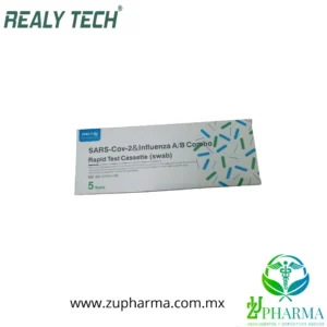 Prueba Rápida Realmente SARS-CoV-2, Influenza A y B - Detecta COVID, Influenza A y B en 15-20 Minutos
