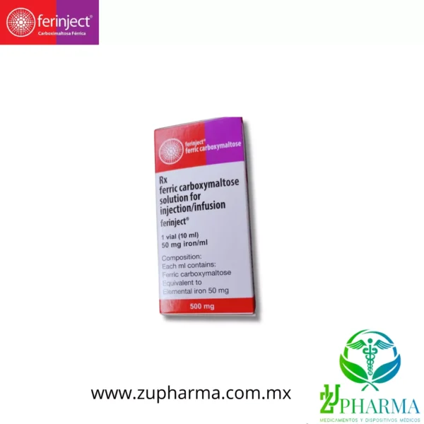Solución de carboximaltosa férrica Rx para infusión, 500 mg (Rx Ferric Carboxymaltose solution For Infusion, 500 mg)