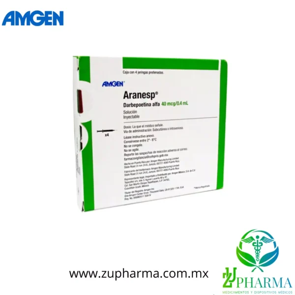ARANESP 40 mcg/0.4 ml jeringa prellenada - Imagen 3