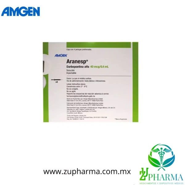 ARANESP 40 mcg/0.4 ml jeringa prellenada