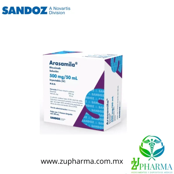 Arasamila 500mg/50ml Inyectable (Rituximab) - Imagen 2