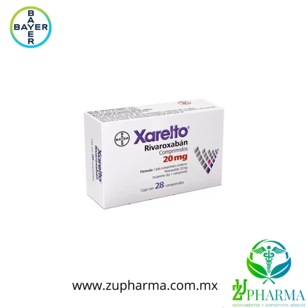 XARELTO 20 MG con 28 Comprimidos: Protección Avanzada para tu Salud Cardiovascular - Imagen 2