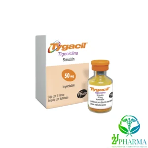 Tygacil 50 mg Con 1 Frasco Ámpula
