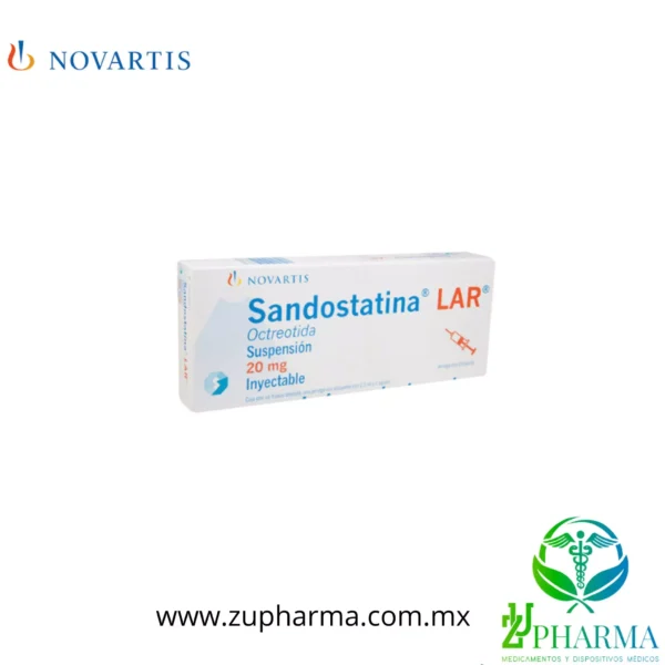 SANDOSTATINA LAR 20 MG CON 1 FRASCO ÁMPULA