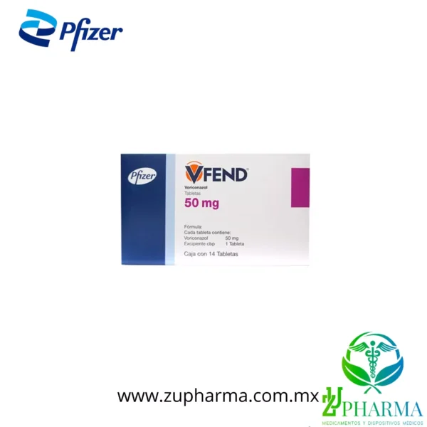 VFEND 50 mg Tabletas - Tratamiento Oral Contra Infecciones Fúngicas Graves