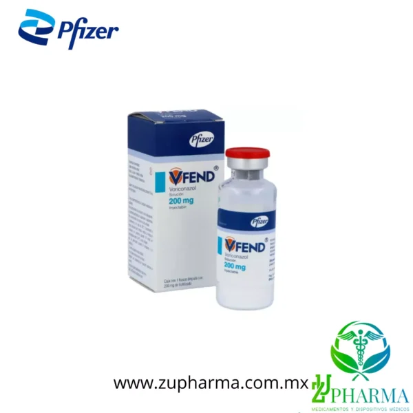 VFEND 200 MG Solución Inyectable - Tratamiento Eficaz Contra Infecciones Fúngicas Graves