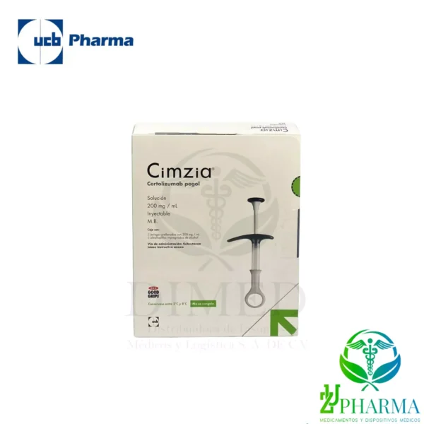 CIMZIA 200 mg | 2 Jeringas Prellenadas