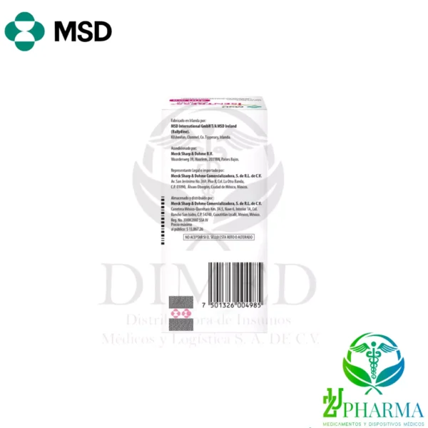 ISENTRESS 400 mg 60 comprimidos - Imagen 2