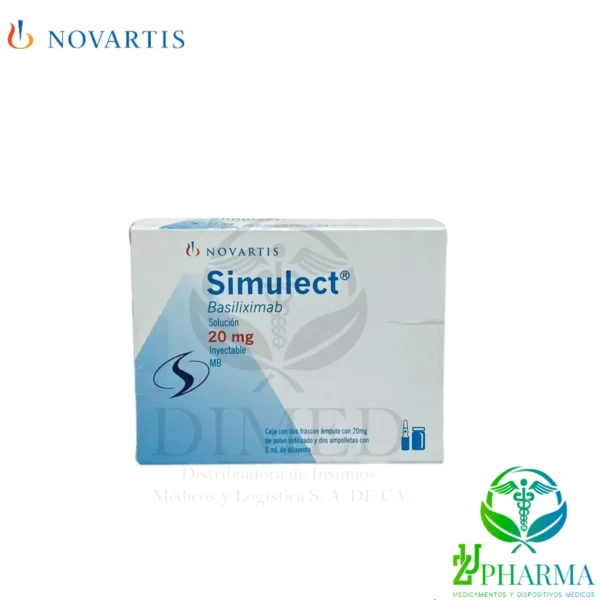 SIMULECT 20 mg/2 ml Solución Inyectable