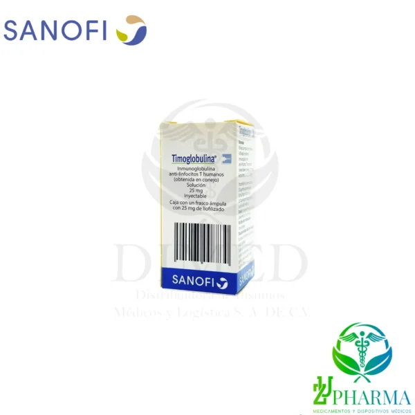 Thymoglobulina 25 mg Inyección (1 Frasco Ámpula)