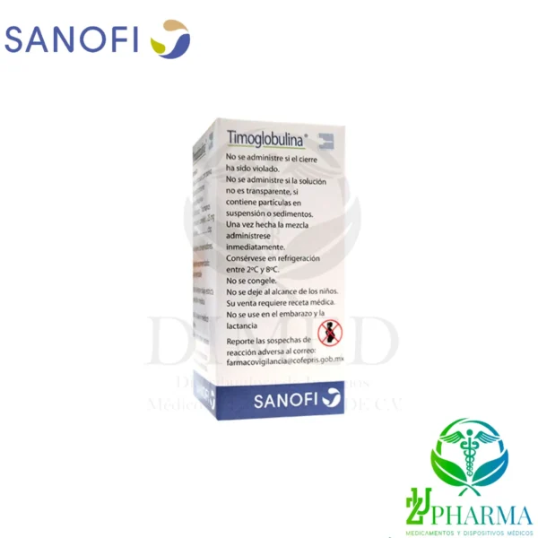 Thymoglobulina 25 mg Inyección (1 Frasco Ámpula) - Imagen 2