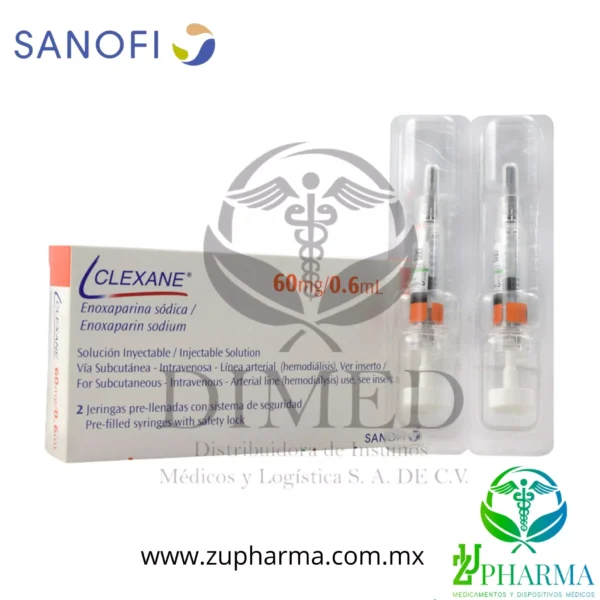 CLEXANE 60 MG CON 2 JERINGA PRELLENADA - Imagen 2