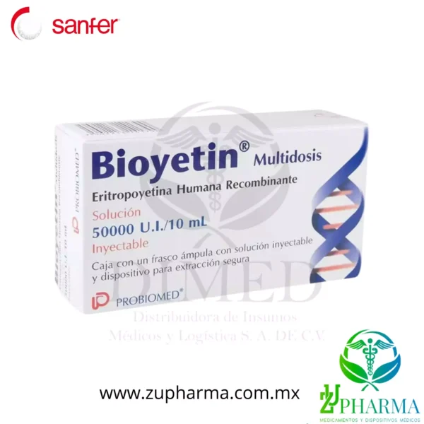 BIOYETIN 50000 UI/10 ML FRASCO ÁMPULA