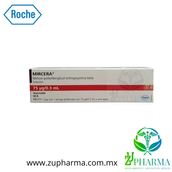 Mircera 75 mcg / 0.3mL Caja Con 1 Jeringa Precargada