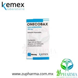 ONECOBAX 200 mg Inyectable (Dacarbazina – Marca: Kemex, Laboratorio: Novag)