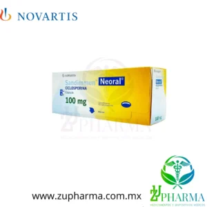 Sandimmun Neoral 100 mg con 50 cápsulas