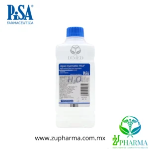 AGUA INYECTABLE PISA FRASCO CON 500 ML