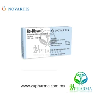 CO-DIOVAN (Valsartán / Hidroclorotiazida) - 320 mg / 12.5 mg 28 Tabletas