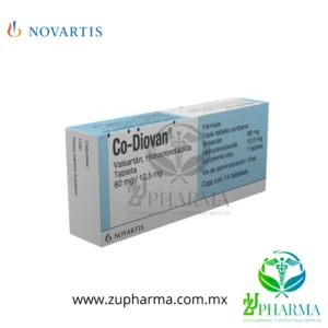 CO-DIOVAN (Valsartán / Hidroclorotiazida) - 80 mg / 12.5 mg 14 Tabletas