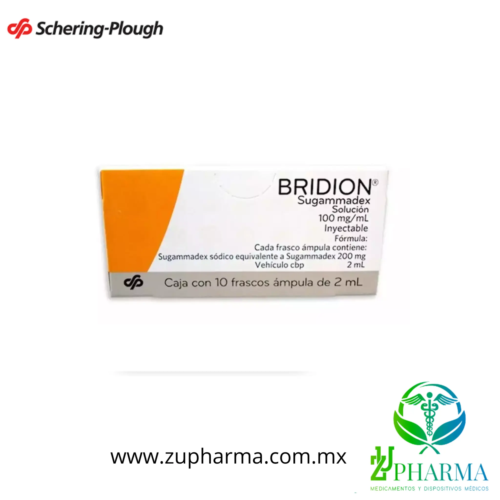 BRIDION (Sugammadex) - Solución Inyectable 200 mg / 2 mL