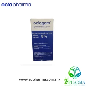 OCTAGAM (Inmunoglobulina Humana Normal Endovenosa) - Solución Inyectable 5% 120 mL