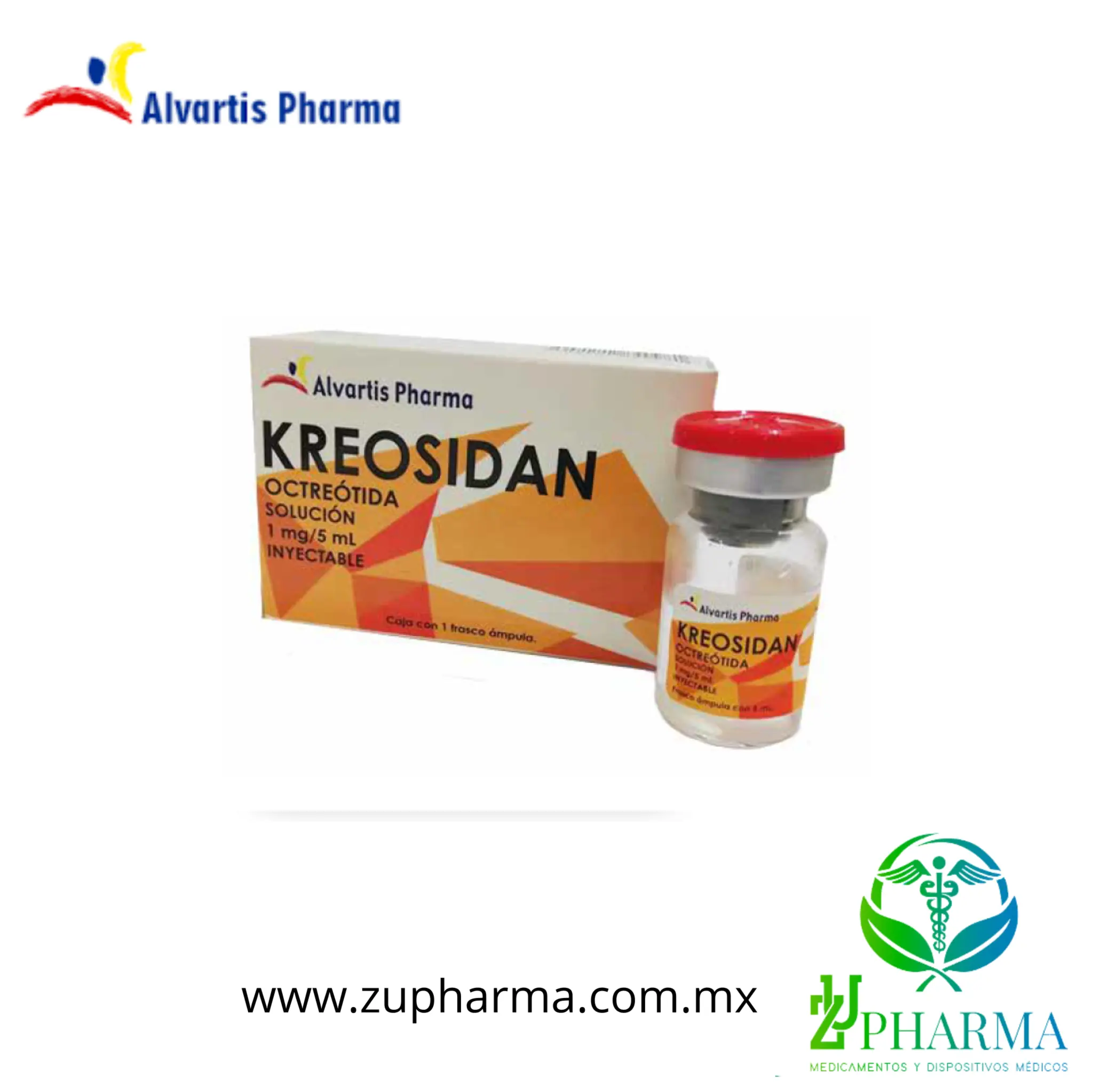 KREOSIDAN (Octreótida) - Solución Inyectable 1 mg/5 mL
