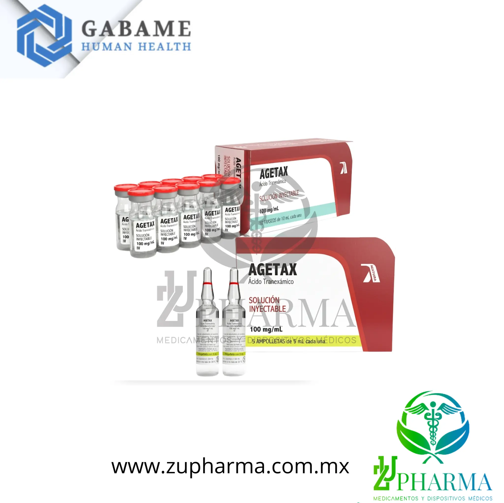 AGEBETAMEX (Labetalol) - Solución Inyectable 100 mg / 20 mL