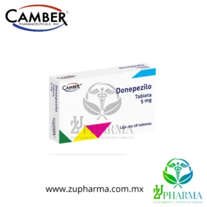 Donepezilo 5 mg Caja con 28 Tabletas - Camber