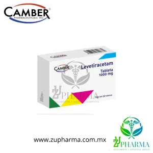 Levetiracetam 1000 mg Caja con 30 Tabletas - Camber