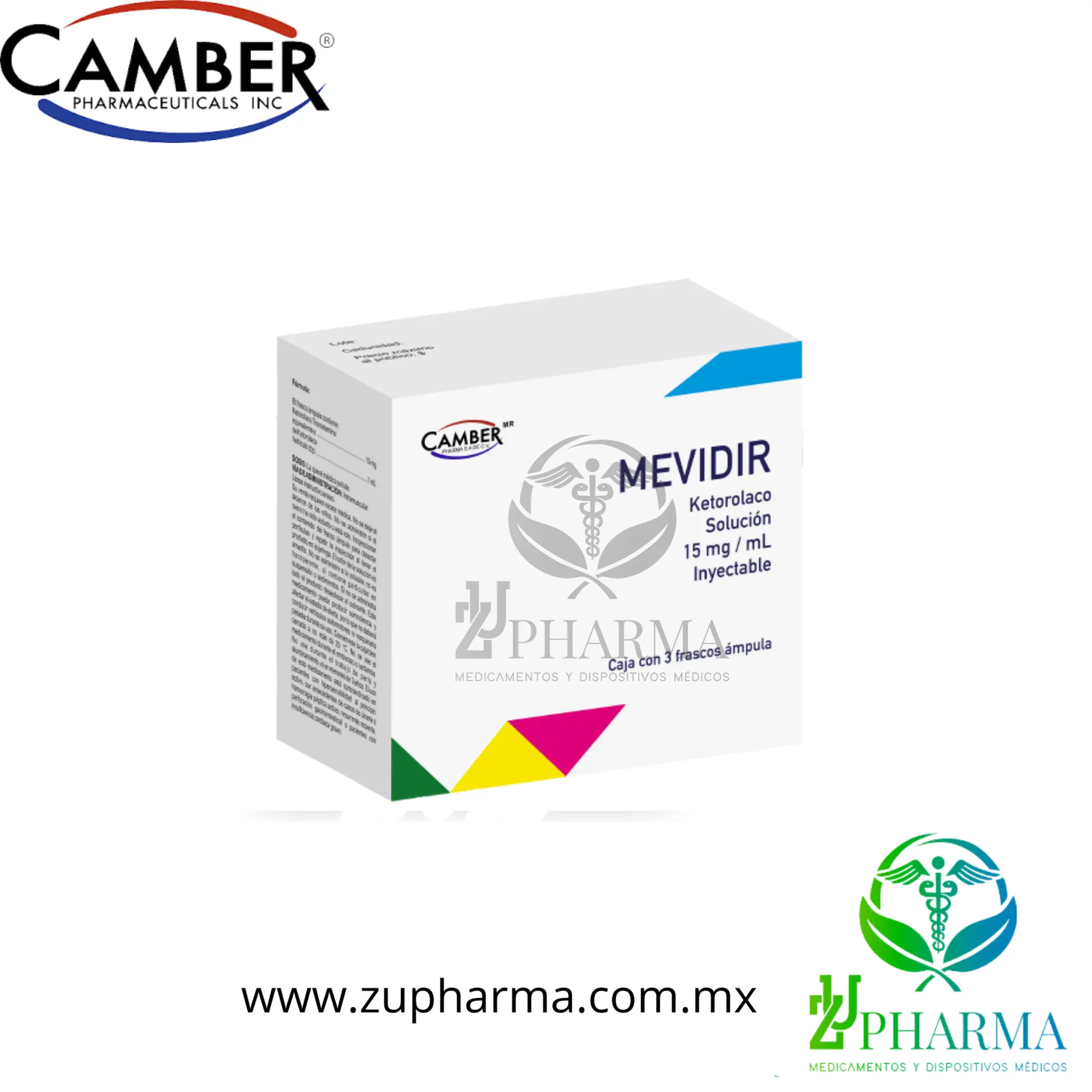 MEVIDIR (Ketorolaco) - Solución Inyectable 15 mg / mL