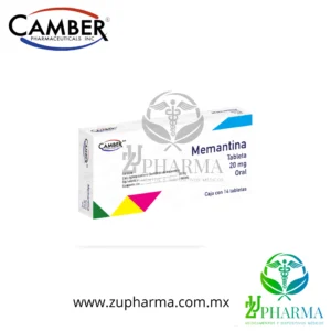Memantina 20 mg Caja con 14 Tabletas - Camber