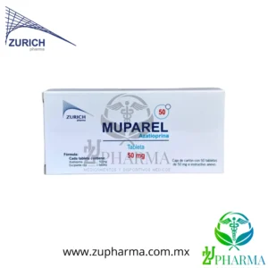 Muparel Azatioprina 50 mg Caja con 50 Tabletas - Zurich Pharma