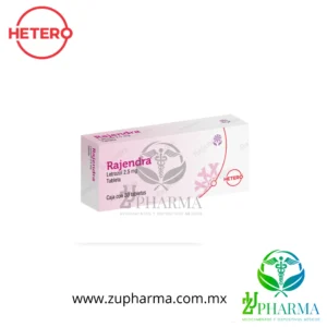 RAJENDRA (Letrozol) - 2.5 mg 30 Tabletas
