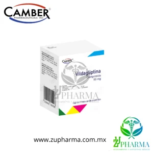 Vildagliptina 50 mg Caja con Frasco con 28 Comprimidos - Camber