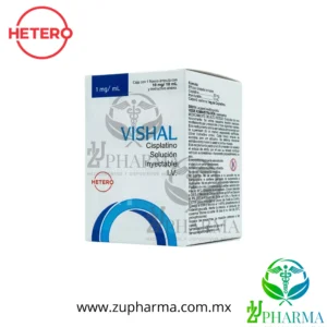Vishal Cisplatino 10 mg / 10 mL Caja con 1 Frasco Ámpula - Hetero