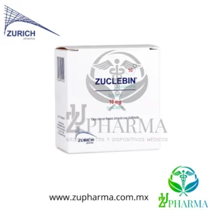 Zuclebin Epirubicina 10 mg Caja con Frasco Ámpula