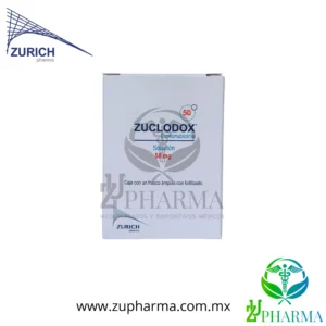 Zuclodox Doxorubicina 50 mg Caja con Frasco Ámpula