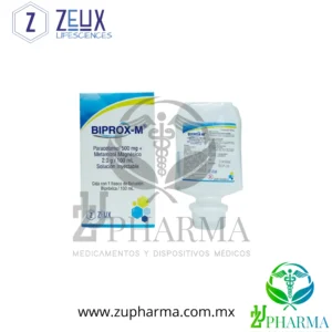 Biprox-M Paracetamol 500 mg y Metamizol Magnésico 2.0 g / 100 mL Solución Inyectable