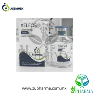 Xelfos Ciclofosfamida 500 mg Solución Inyectable Caja con Frasco Ámpula - Asemmex