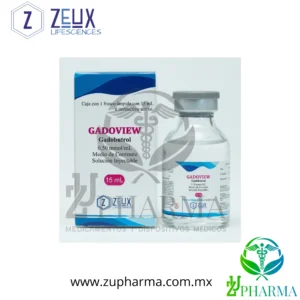 Gadoview Gadobutrol 0.50 mmol/mL Solución Inyectable Medio de Contraste 15 mL