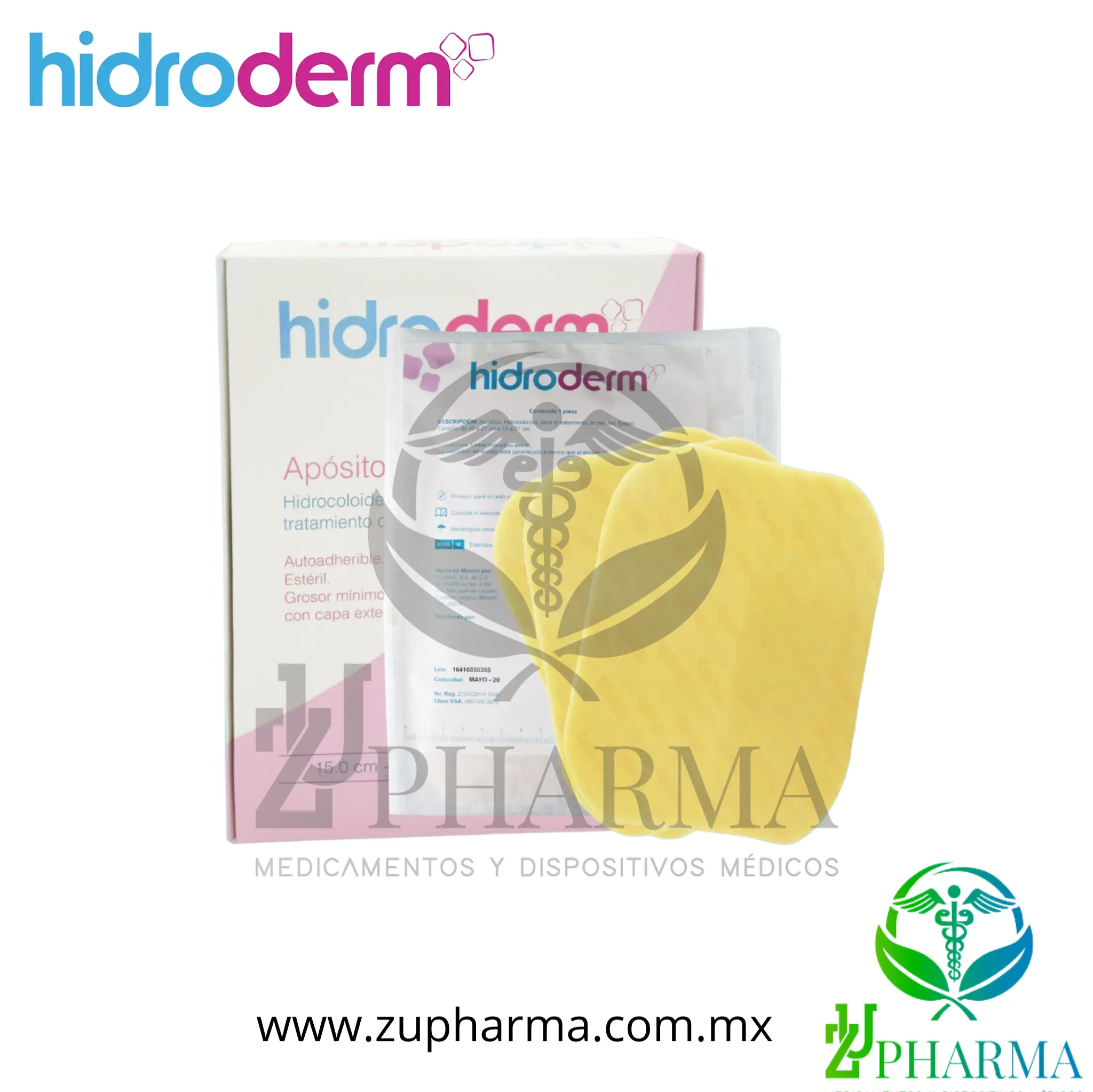 Hidroderm Apósito Hidrocoloide Estéril Autoadherible 15.0 cm - Dispositivo de Curación Avanzada