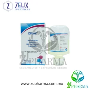 Oplav Levofloxacino 500 mg / 100 mL Solución Inyectable Frasco