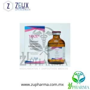 Taxze Paclitaxel 300 mg / 50 mL Caja con Frasco Ámpula - Zeux Lifesciences