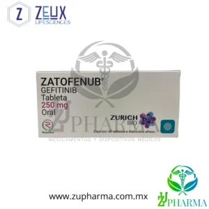 Zatofenub Gefitinib 250 mg Tabletas Caja con 30 - Zurich Bio / Remedica